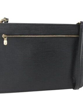 LOUIS VUITTON Epi Angian Shoulder Bag 2way Black